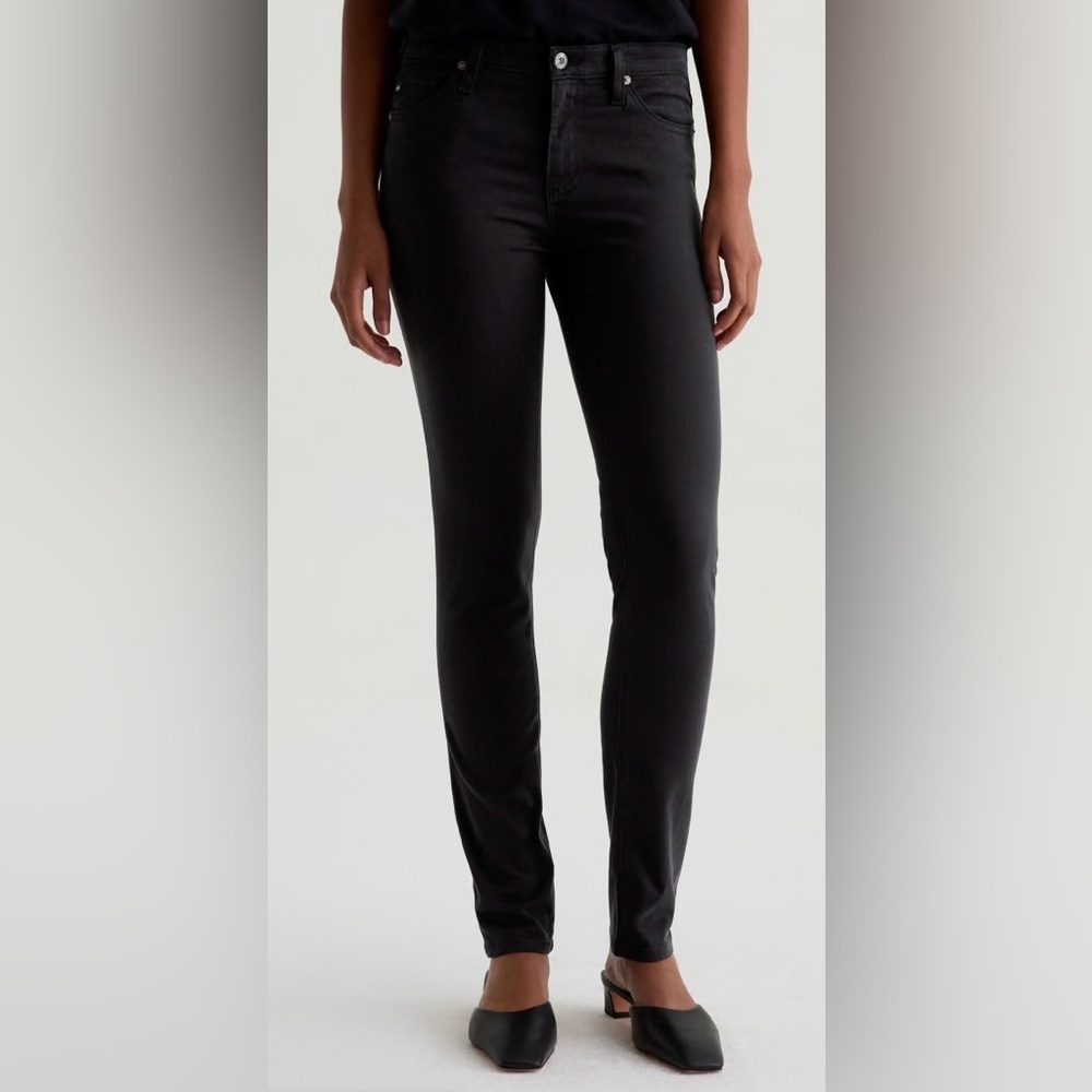 AG Adriano Goldschmeid Prima Cigarette Women's Black Jeans Size 27